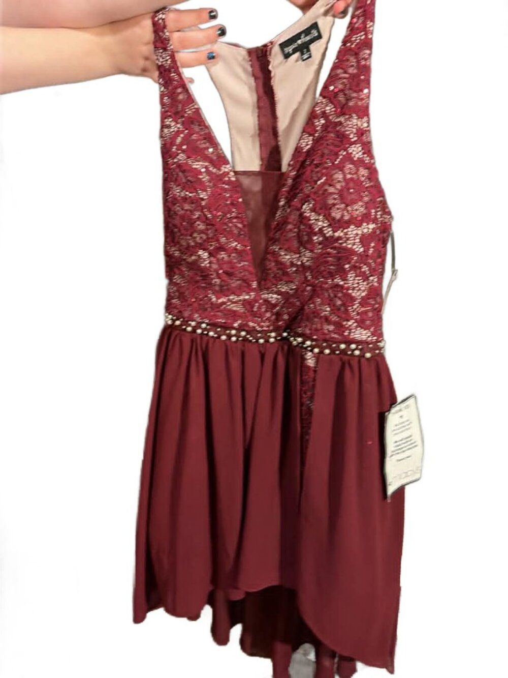 NWT Sequin Hearts Formal Romper